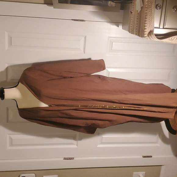 Ethnic print reversible duster coat - Picture 7 of 9